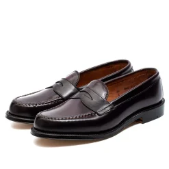 Alden Alden<Colour 8 Cordovan Leisure Handsewn Loafer 986