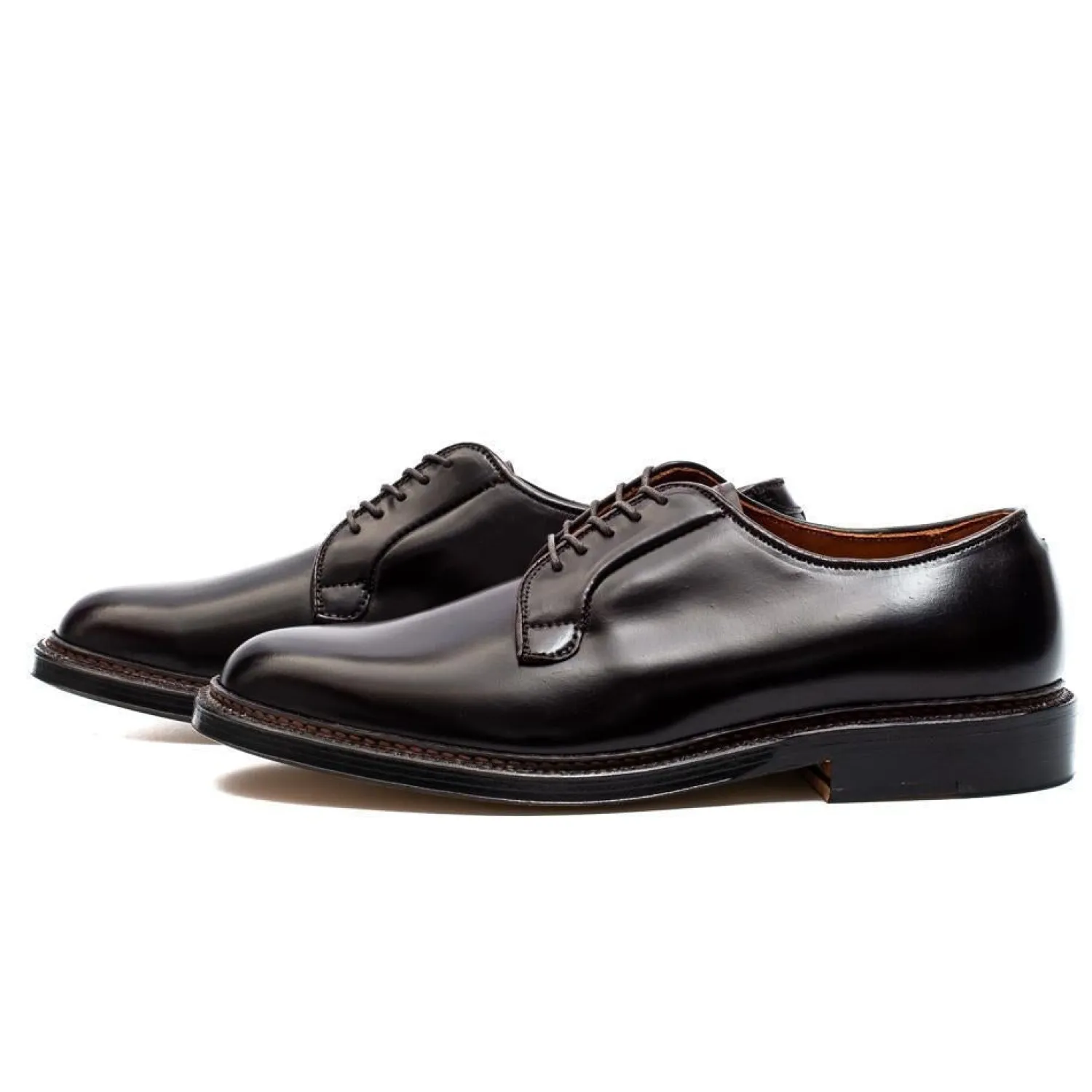 Alden Alden<Colour 8 Cordovan Plain Toe Blucher 990