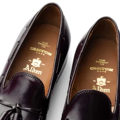 Alden Alden<Colour 8 Shell Cordovan Tassel Moccasin Loafer 563