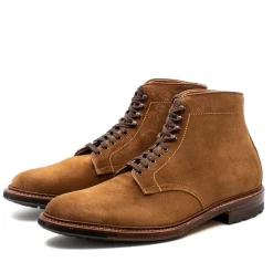 Alden Alden<Plain Toe Boot Snuff Calf Suede 4511HC