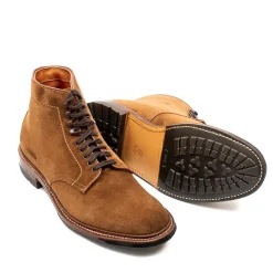 Alden Alden<Plain Toe Boot Snuff Calf Suede 4511HC
