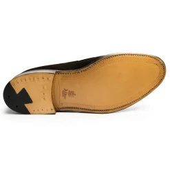 Alden Alden<Tassel Loafer Brown Suede 666