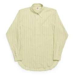 Allevol Shirts<Button Down Shirt Green & White