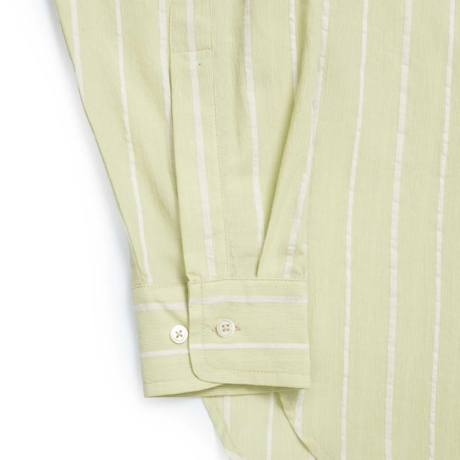 Allevol Shirts<Button Down Shirt Green & White
