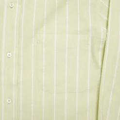 Allevol Shirts<Button Down Shirt Green & White