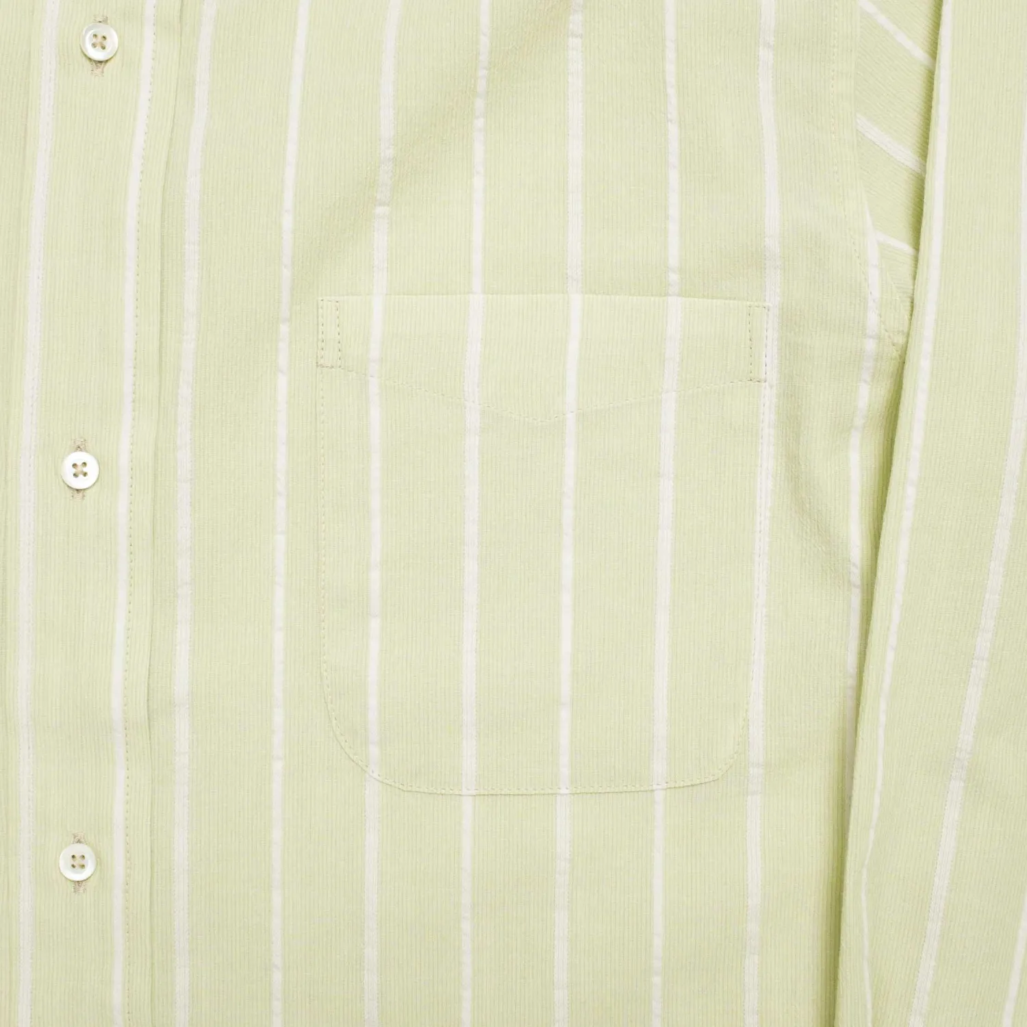 Allevol Shirts<Button Down Shirt Green & White