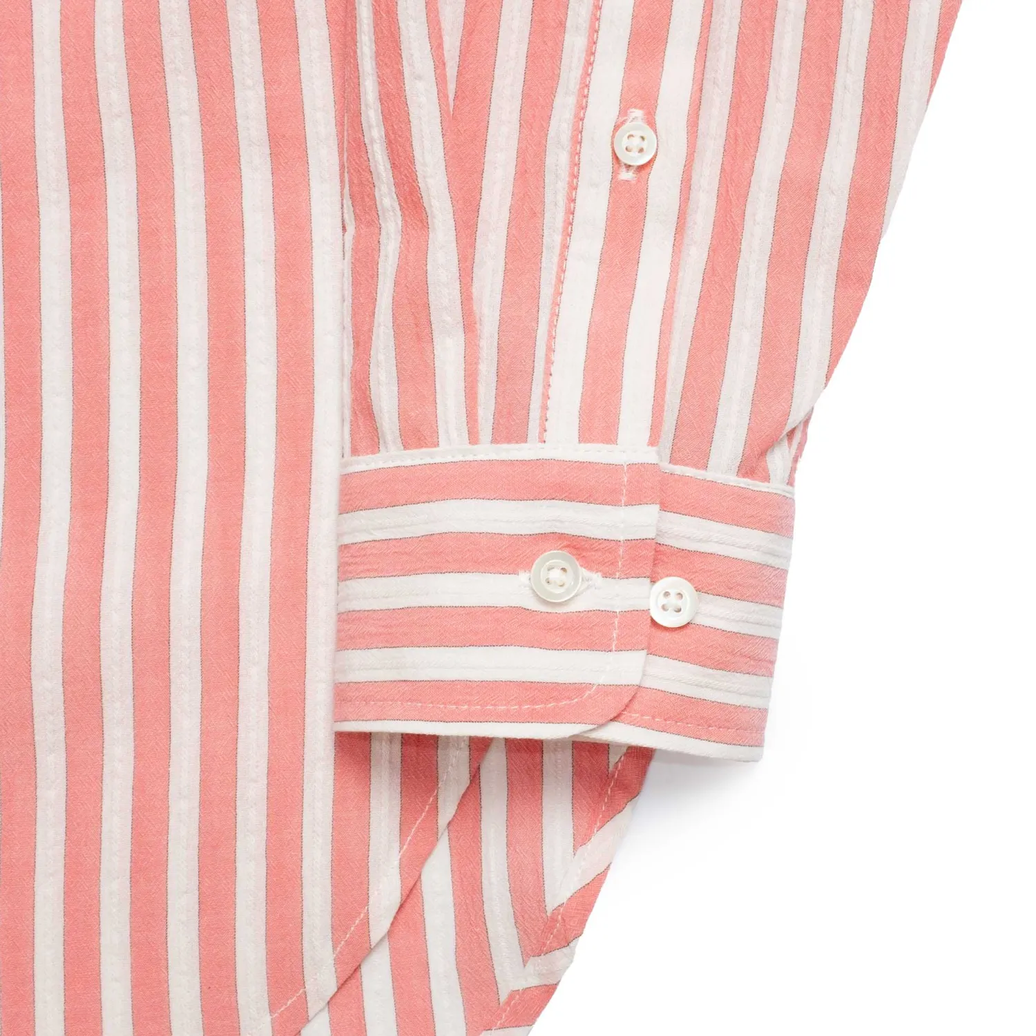 Allevol Shirts<Button Down Shirt Red & White Stripe