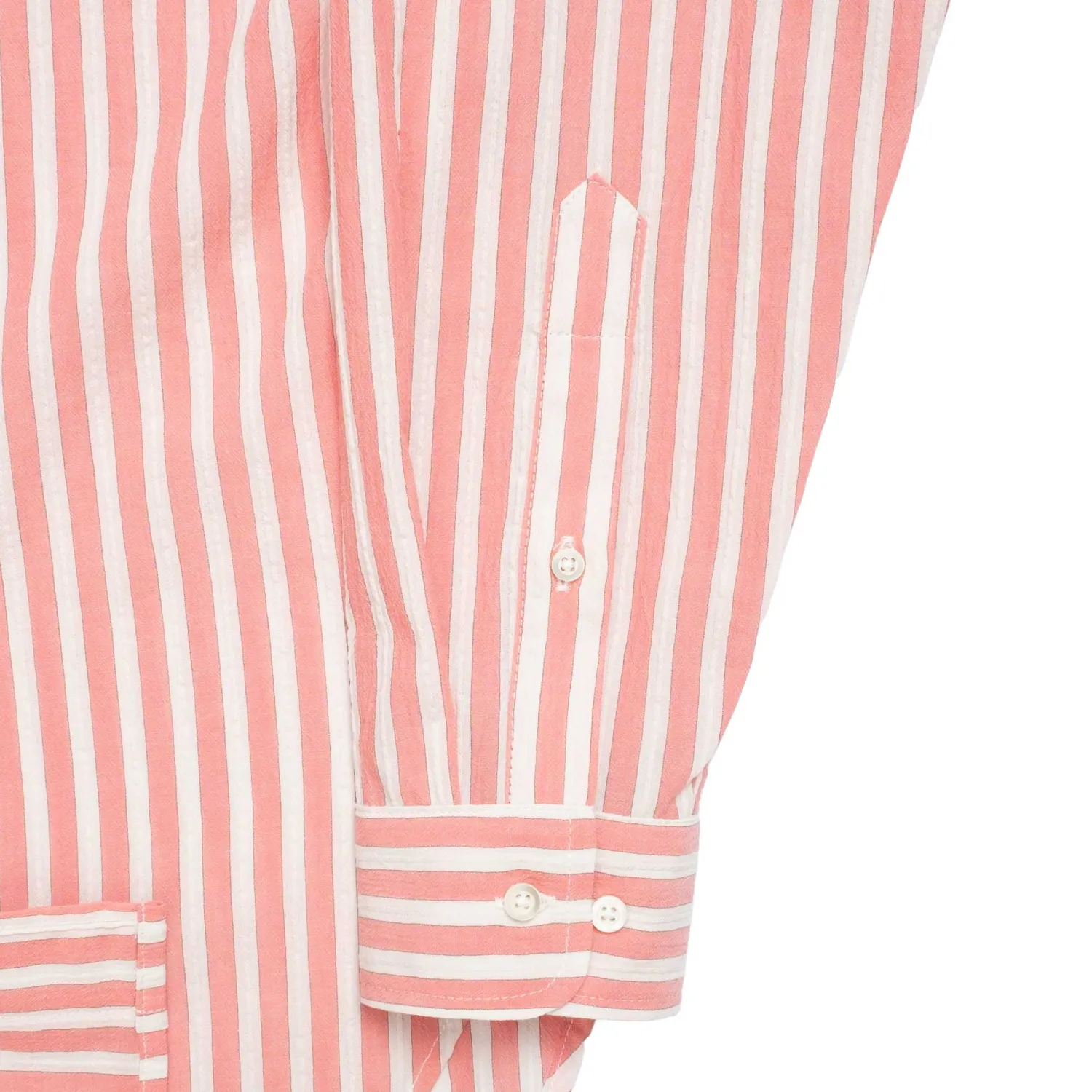 Allevol Shirts<Button Down Shirt Red & White Stripe