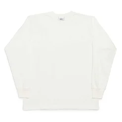 Allevol T-shirts & Undershirts<Heavy Duty Crew Neck L/S T-Shirt White