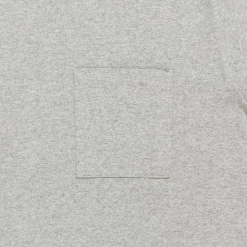 Allevol T-shirts & Undershirts<Heavy Duty Crew Neck Square Pocket L/S T-shirt Grey