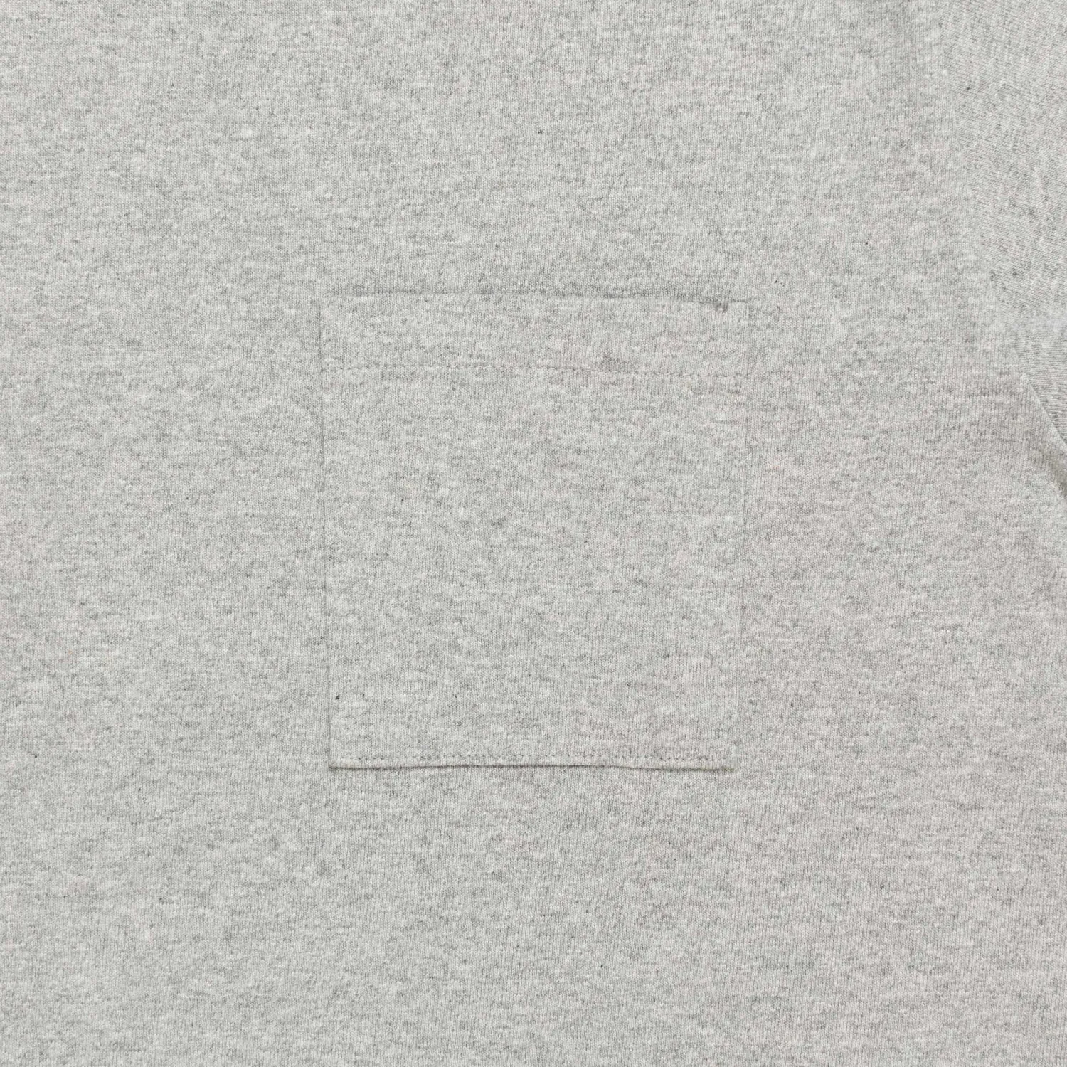 Allevol T-shirts & Undershirts<Heavy Duty Crew Neck Square Pocket L/S T-shirt Grey