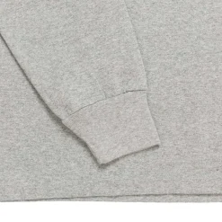 Allevol T-shirts & Undershirts<Heavy Duty Crew Neck Square Pocket L/S T-shirt Grey