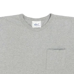 Allevol T-shirts & Undershirts<Heavy Duty Crew Neck Square Pocket T-shirt Grey