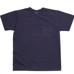 Allevol T-shirts & Undershirts<Heavy Duty Crew Neck Square Pocket T-shirt Navy