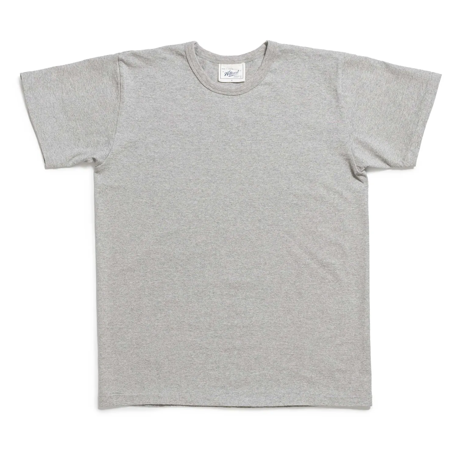 Allevol T-shirts & Undershirts<Heavy Duty Crew Neck T-Shirt Grey Melange