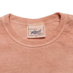 Allevol T-shirts & Undershirts<Heavy Duty Crew Neck T-shirt Hand Dyed Pink