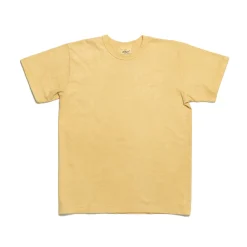 Allevol T-shirts & Undershirts<Heavy Duty Crew Neck T-shirt Hand Dyed Yellow