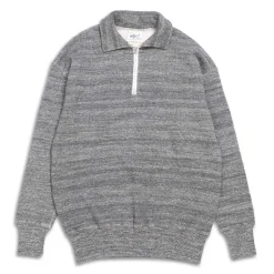Allevol Sweatshirts & Hoodies<Loopwheel Quarter Zip Sweatshirt Dark Grey