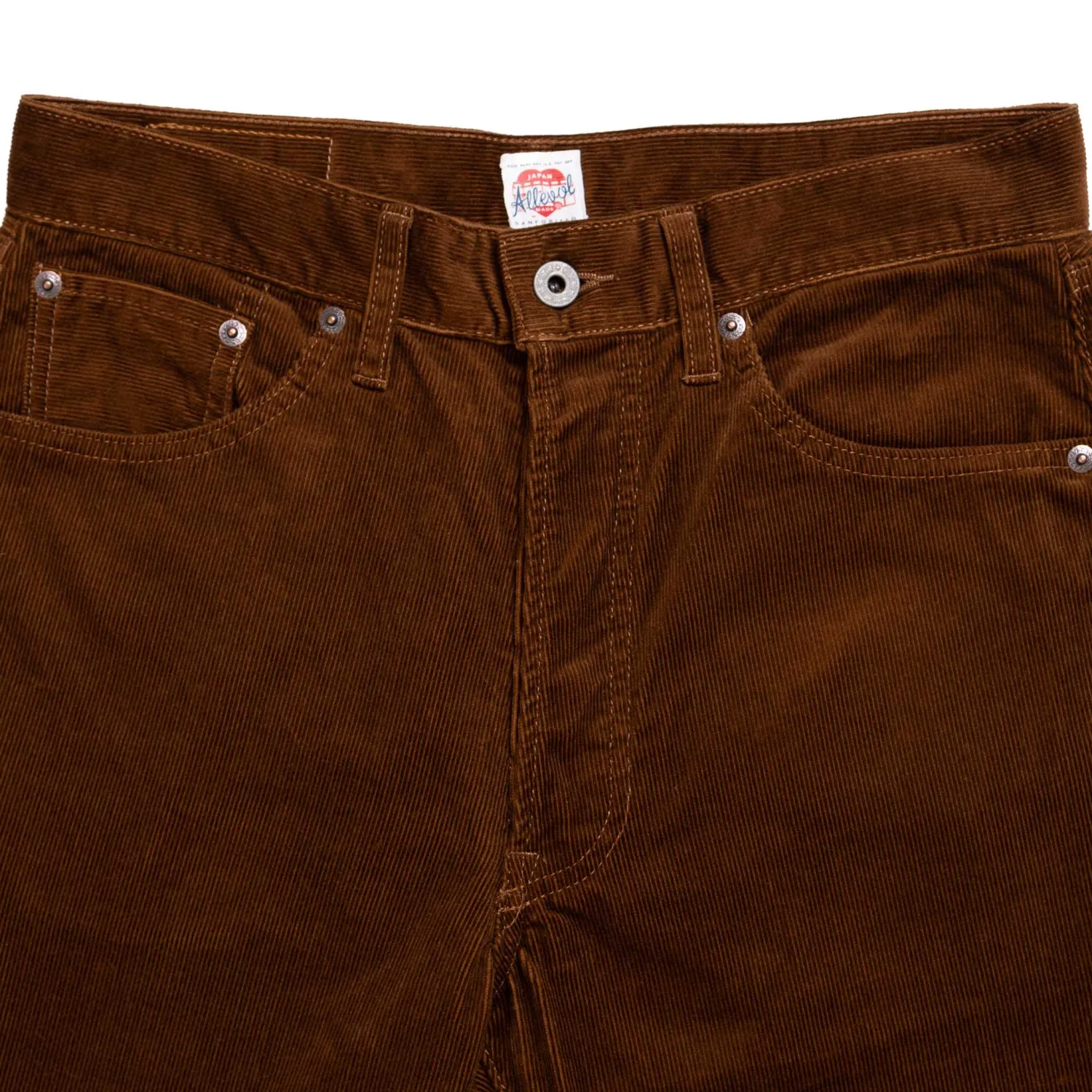 Allevol Jeans|Jeans<'Roku Roku' 66 Corduroy Brown
