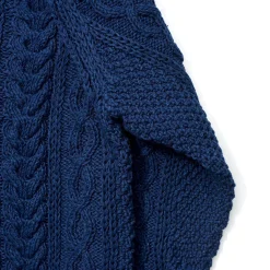 Allevol X Inverallan Knitwear<Cable Knit Crew 1A Indigo