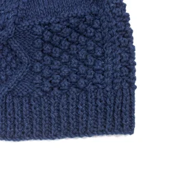 Allevol Knitwear<x Inverallan Cotton Beanie Indigo Dyed 21P