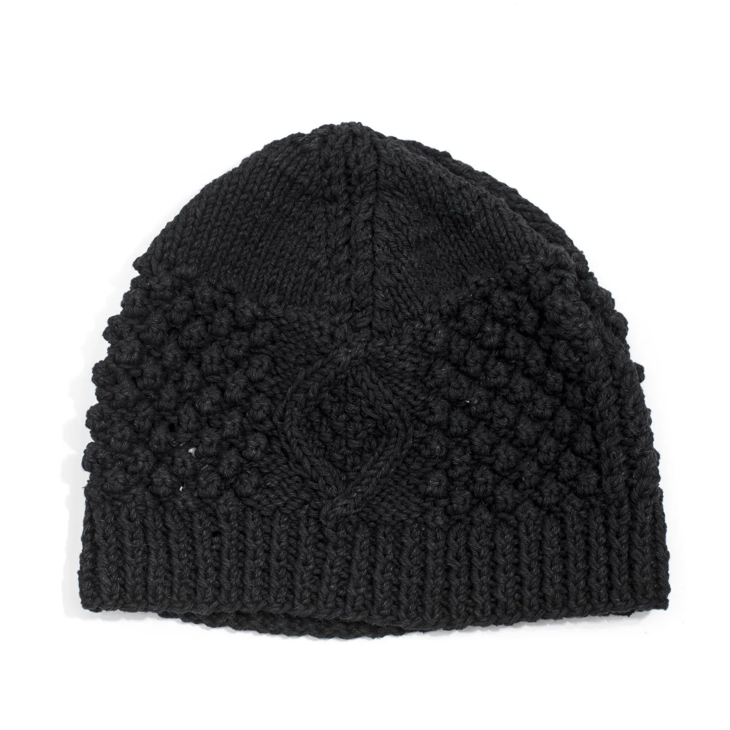 Allevol Knitwear<x Inverallan Cotton Beanie Black 21P