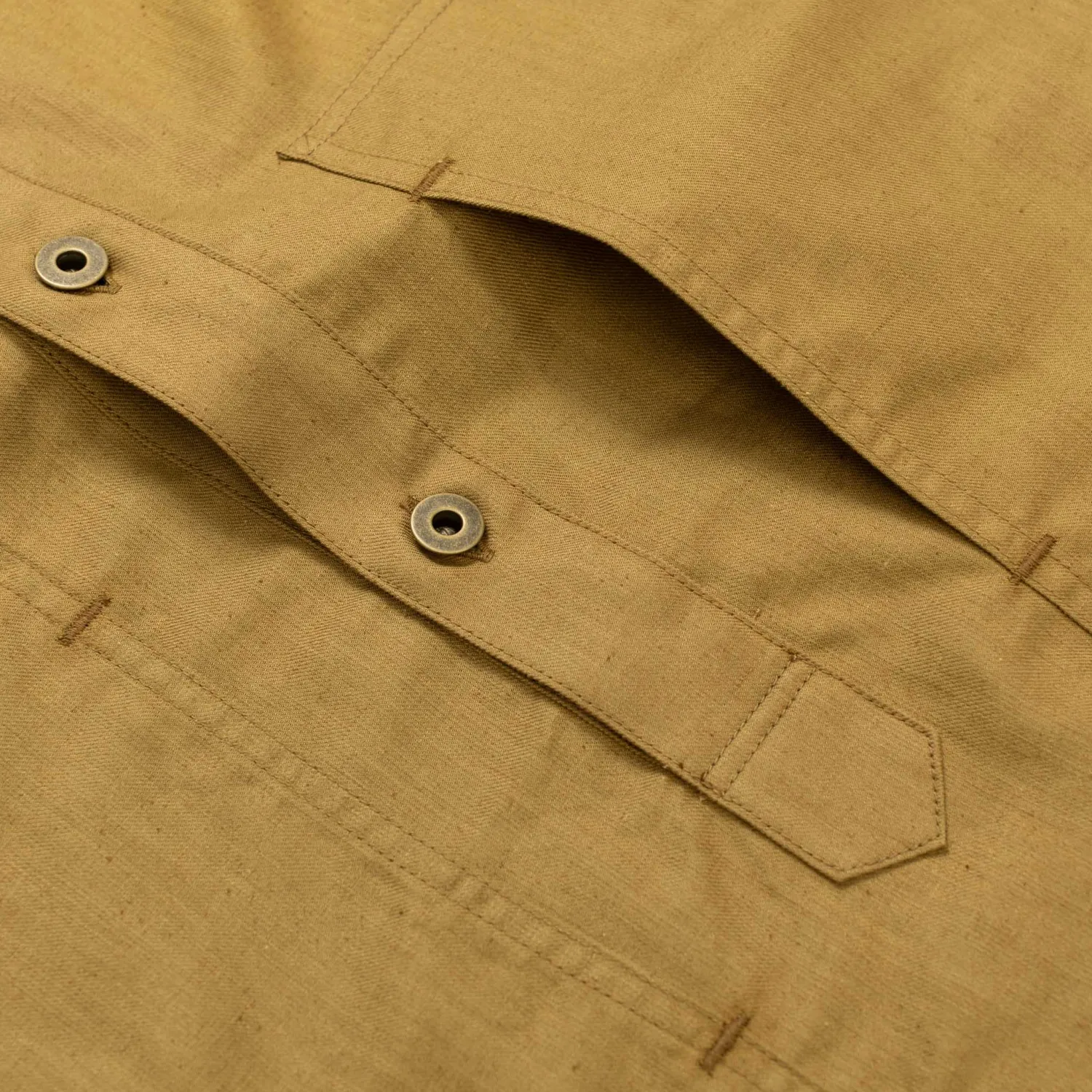 Anatomica Shirts<1918 Pullover Army Twill Olive Drab