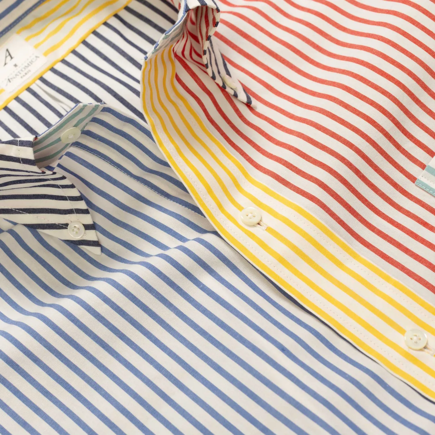 Anatomica Shirts<BD Shirt S/S Candy Stripe Multi