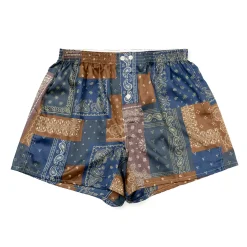 Anonymous Ism Anonymous Ism<Fine Satin Paisley Boxer Shorts Multi