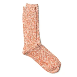 Anonymous Ism Anonymous Ism<Light Slub Crew Sock Orange
