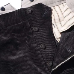 Belafonte Ragtime Clothing Pants & Trousers|Chinos<Hi Back Corduroy Trousers Black