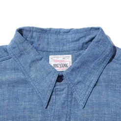 Big Yank Shirts<"03 1942 Model Original" Chambray Shirt Indigo