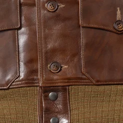 Buzz Rickson's Leather Jackets<A-1 No. 31-800P Seal Brown