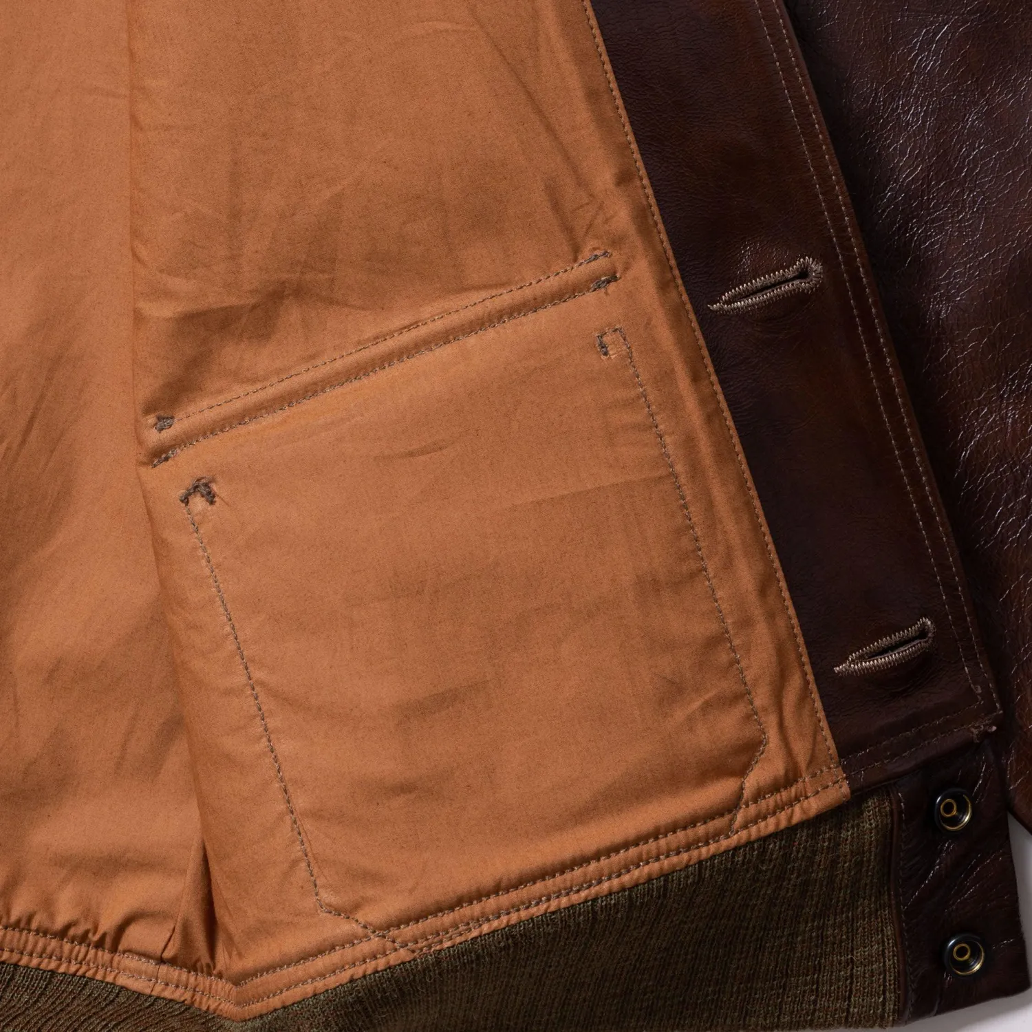 Buzz Rickson's Leather Jackets<A-1 No. 31-800P Seal Brown