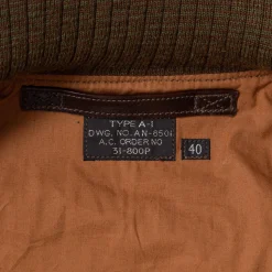 Buzz Rickson's Leather Jackets<A-1 No. 31-800P Seal Brown