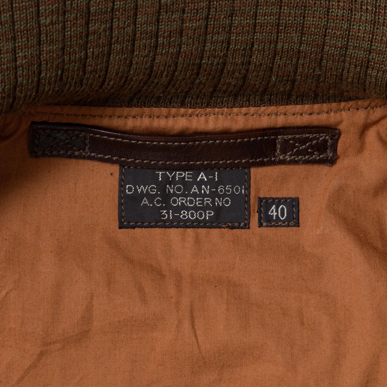 Buzz Rickson's Leather Jackets<A-1 No. 31-800P Seal Brown