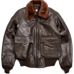 Buzz Rickson's Leather Jackets|Jackets And Coats<Type G-1 Spec 55J-14 A.Pritzker Brown