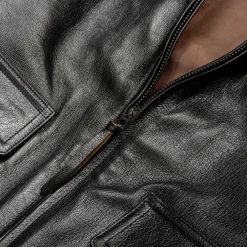 Buzz Rickson's Leather Jackets<x William Gibson G-1 Leather Jacket Black