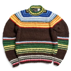 Chamula Knitwear<Serape Pullover Sweater Chocolate
