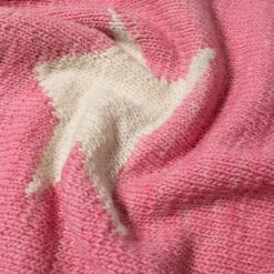 Chamula Knitwear<Star Pullover Lt. Pink x Ivory