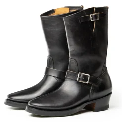 Clinch by Brass Tokyo Clinch<Clinch Engineer Boots CN Soft-toe Last OD Black Horsebutt
