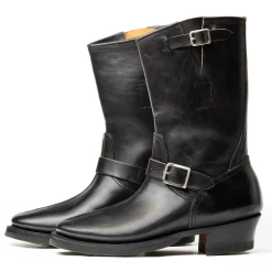 Clinch by Brass Tokyo Clinch<Clinch Engineer Boots CN Soft-toe Last OD Black Horsebutt