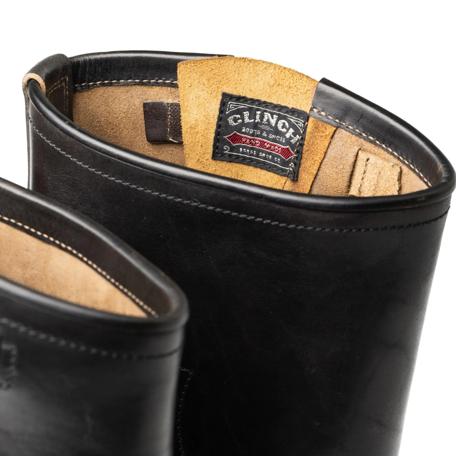 Clinch by Brass Tokyo Clinch<Clinch Engineer Boots CN Soft-toe Last OD Black Horsebutt