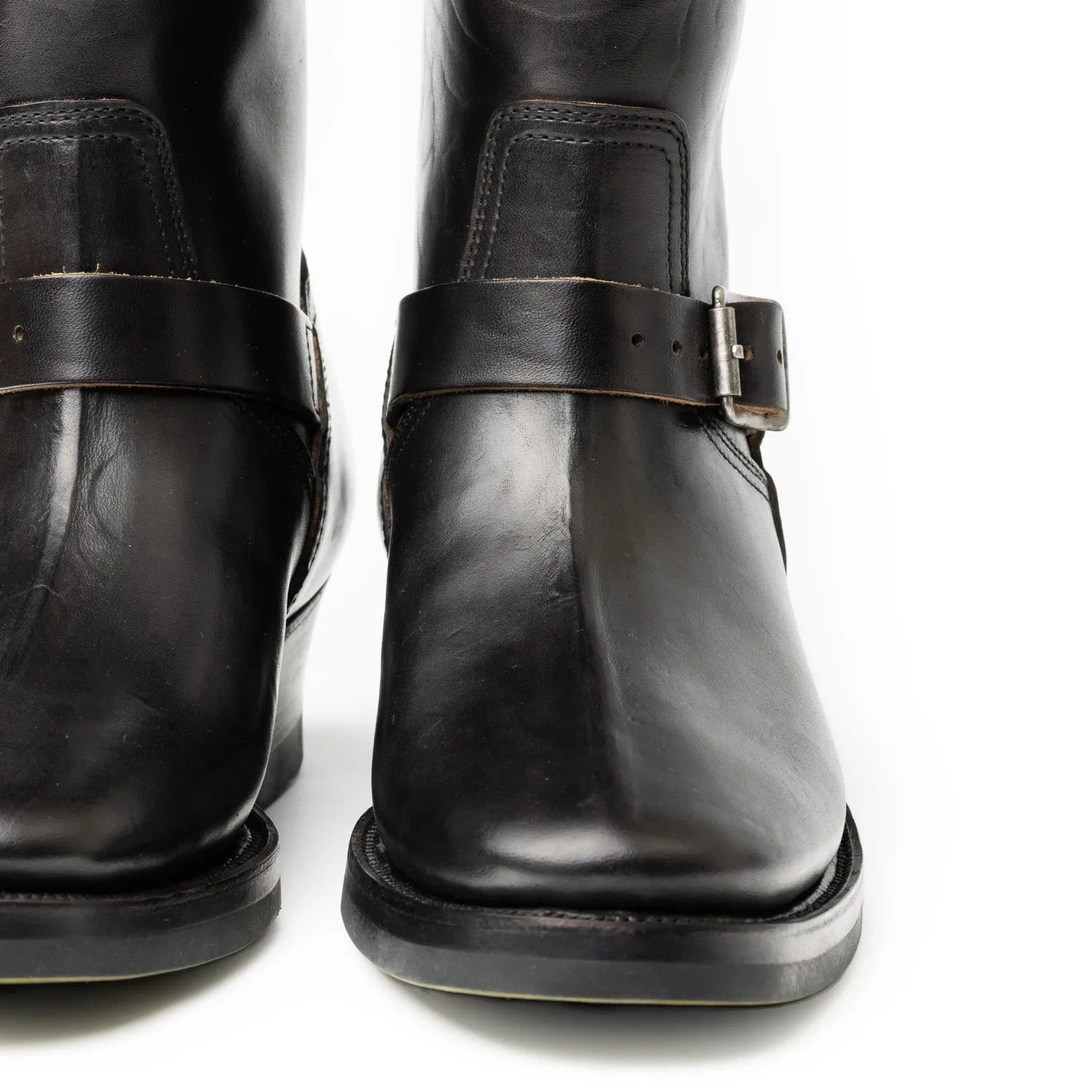 Clinch by Brass Tokyo Clinch<Clinch Engineer Boots CN Soft-toe Last OD Black Horsebutt