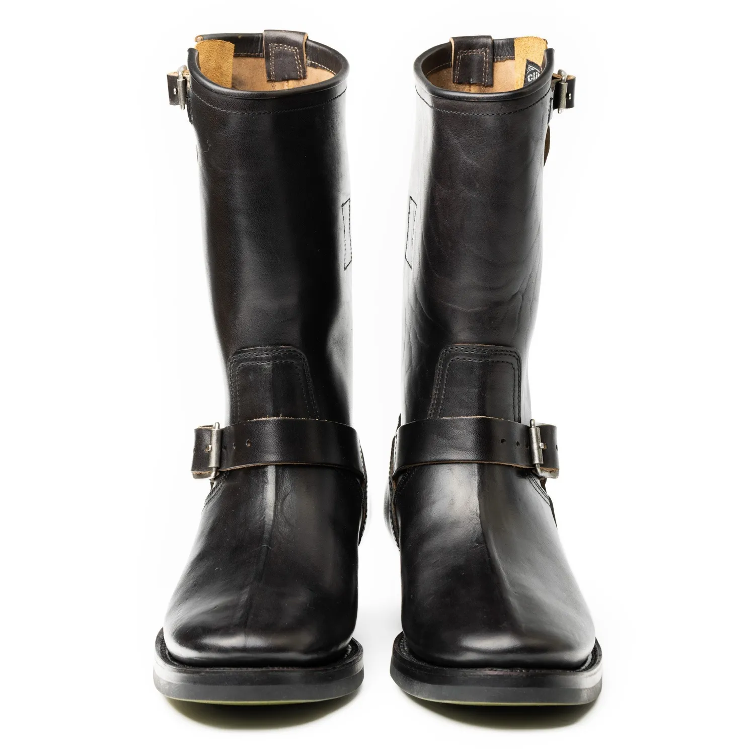 Clinch by Brass Tokyo Clinch<Clinch Engineer Boots CN Soft-toe Last OD Black Horsebutt
