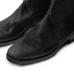 Clinch by Brass Tokyo Clinch<Clinch George Boots CN-Standard Waxed Uneven Horse Suede Black