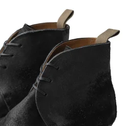 Clinch by Brass Tokyo Clinch<Clinch George Boots CN-Standard Waxed Uneven Horse Suede Black
