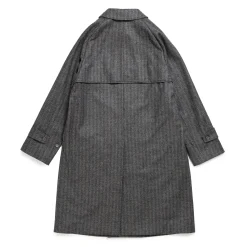 Coherence Jackets And Coats<FouFou II Chevron Tweed Jersey Grey