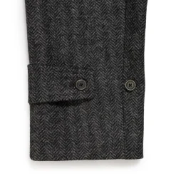 Coherence Jackets And Coats<FouFou II Chevron Tweed Jersey Grey