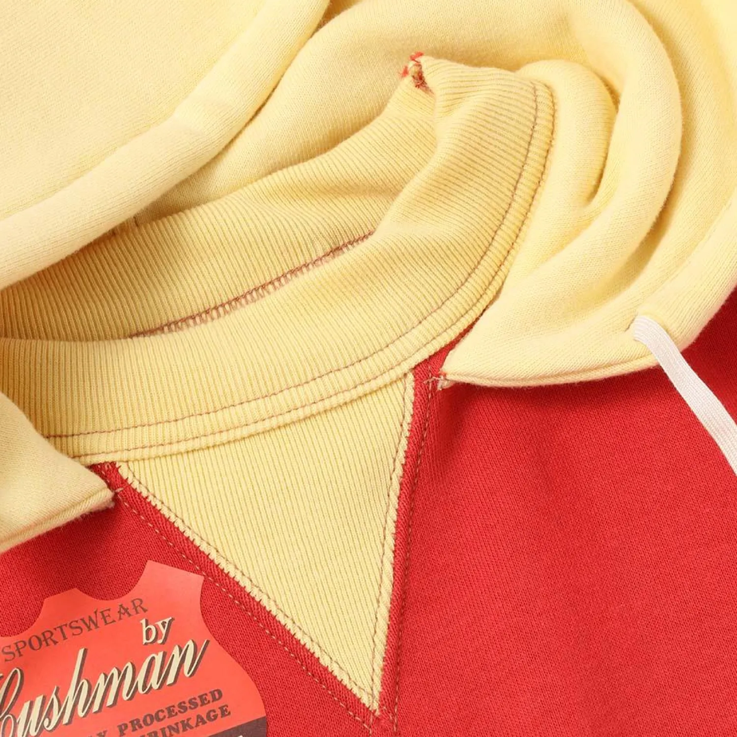 Cushman Sweatshirts & Hoodies<Lot. 26349 After Hood Parka Red x Mustard
